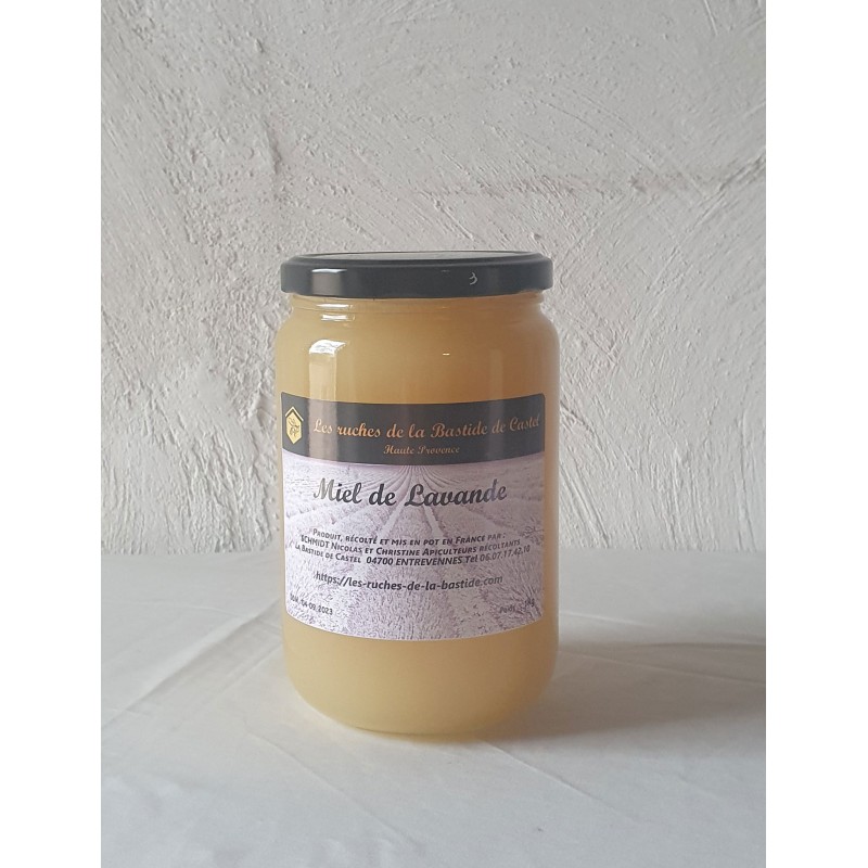 miel de lavande cristallisé en 500g