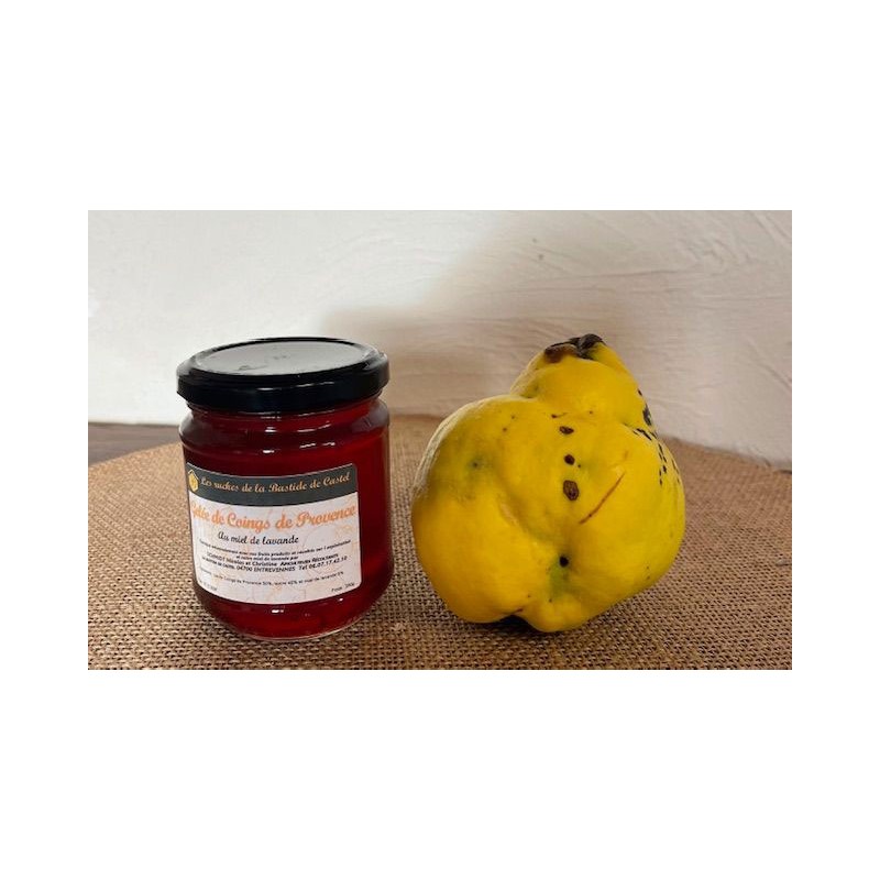 Gelee de coings de Provence au miel de lavande