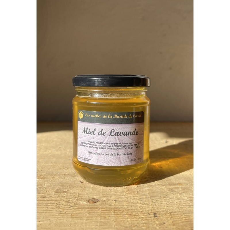 Pot de miel de lavande récolte 2025 250g