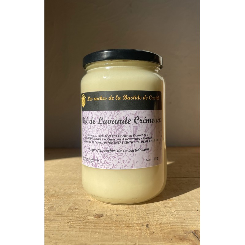 Pot de miel de lavande cremeux kg